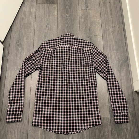 Zadig & Voltaire Thibault Plaid Cotton Shirt Size S NWT - Picture 8 of 10